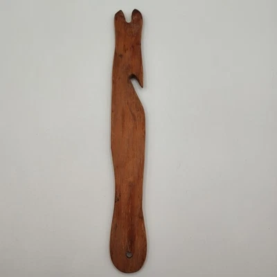Vintage Handmade Wooden Oven Rack Push & Pull Stick Baking Cooking Kitchen - Image 1 of 4