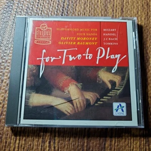 Davitt Moroney & Olivier Baumont - For Two To Play CD 1994 Classical Virgin - Picture 1 of 3