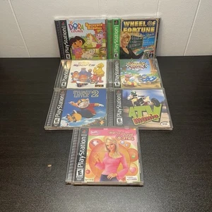 PS1 Games Lot, Smurf Racer, ATV Mania, Barbie, Dora, Sesame Street Etc - Tested - Picture 1 of 10
