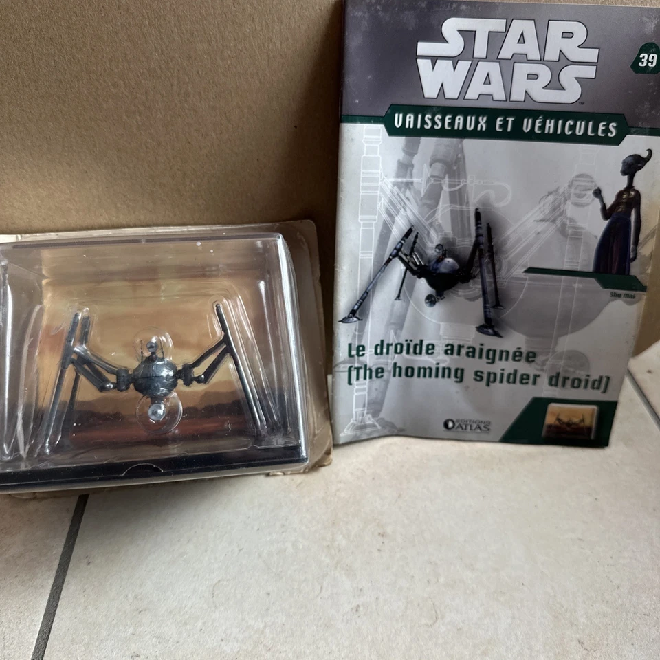 Figurine Vaisseau Star Wars Atlas 2009 Le Droïde Araignée -  Avec Fascicule - Photo 1/4
