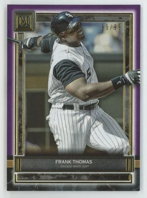 2020 Topps Museum Collection PURPLE Frank Thomas 99/99 White Sox #96 C23 - Image 1 of 2