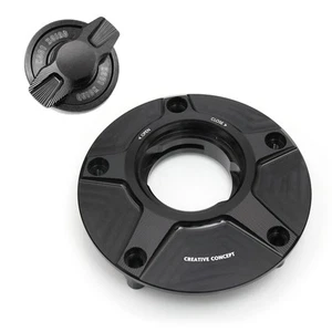 Blue CNC NIMBLE Motorcycle Fuel Caps For YZF R1 98-04 05 06 07 08 09 10 11 12 13 - Picture 1 of 6