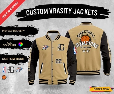 Custom Baseball Varsity Jacket Men’s Womens Letterman Jacket Stylish and Durable - Image 1 of 4