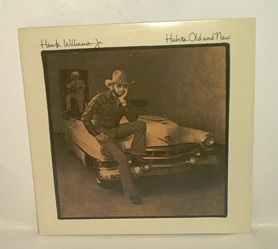 HANK WILLIAMS JR. Habits Old and New LP Vinyl Record Elektra Curb Record 6E-278 - Image 1 of 4