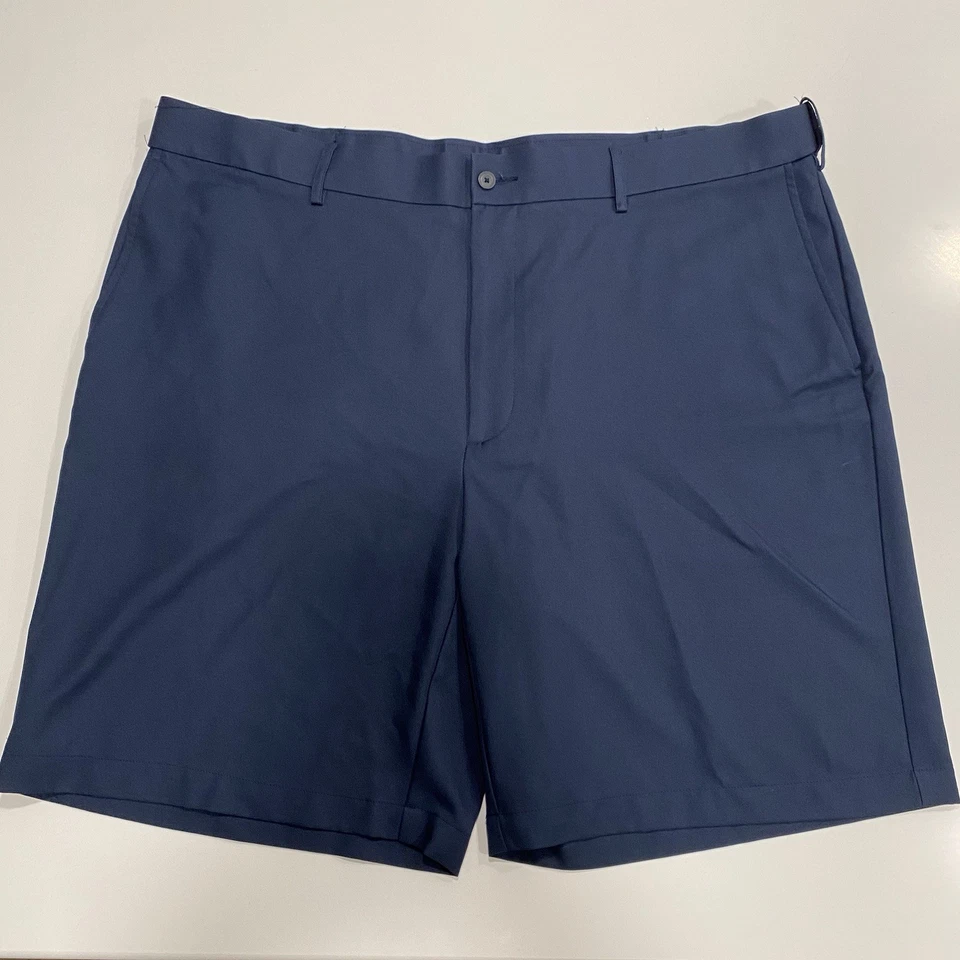 Grand Slam 44” Navy Blue Flat Front Golf Tech Performance Shorts - Image 1 of 4