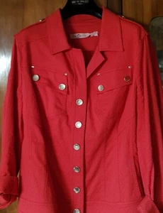 Severi Tailler gonna- giacca taglio sportivo rosso - Foto 1 di 5