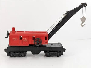 Lionel Postwar 6560 Erie Bucyrus Crane Car O Scarce No Lettering on Chassis - Picture 1 of 13