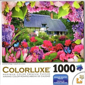 Colorluxe 1000 Piece Puzzle - Summer Cottage - Picture 1 of 1