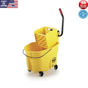 35Qt Mopping Bucket Cleaning Floor Industrial Commercial Plastic Heavy-Duty New - Picture 1 of 6