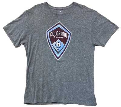 Camiseta de fútbol para mujer Colorado Rapids 96 Adidas Denver talla 2XL gris jaspeado Foto 1 de 4