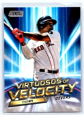 2023 Stadium Club Rafael Devers Virtuosos of Velocity #VV-16 Boston Red Sox - Image 1 of 2