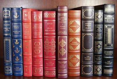 Ring Lardner Henry James, etc / Lot of 10 Franklin Library Books 1st ed 1981 - Image 1 of 4