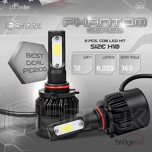 72W 8000LM US BridgeLux Chip LED Kit 6000K 6K Light Bulbs Fog Lights - H10 9145 - Picture 1 of 7