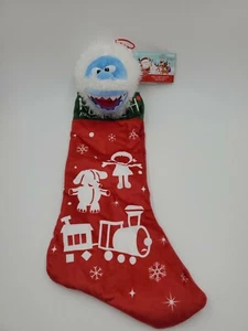 Gemmy Bumble Musical 23" großer Kopf Strumpf Rudolph der Rentier mit der roten Nase - Bild 1 von 12
