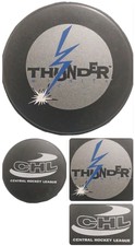 WICHITA THUNDER CHL OFFICIAL HOCKEY PUCK LINDSAY MFG. MADE IN CANADA 🇨🇦