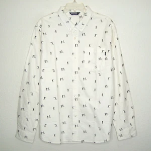 NWT UNDEFEATED Men's Action Oxford Shirt Size L Button Front Long Sleeve - Picture 1 of 10