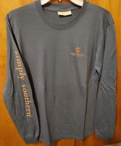Simply Southern, LS, "Stars were made to Worship", Medium Blue, Tshirt, S - Picture 1 of 2