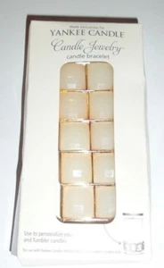 YANKEE CANDLE PILLAR TUMBLER CANDLE NECKLACE BRACELET JEWELRY HOLDER GOLD nwot - Picture 1 of 1