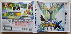 Pokemon X 3DS (Nintendo 3DS, 2013) Case and Cover Art Only, No Game - Picture 1 of 4