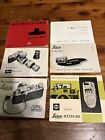 Leica IIIf , M5 Camera , Other Instruction Books Directions For Use (6) Total