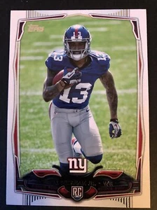 2014 Topps Odell Beckham Jr Rookie Card #355Giants Rams Browns RC Paper - Picture 1 of 2