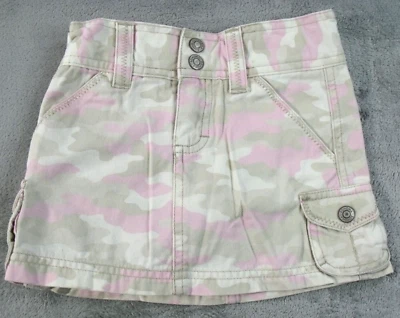 Sonoma Girls Pink Green Camouflage Skort Size 4 - Image 1 of 4