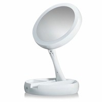 Taschenspiegel Metall Rund mit Gravur beidseitiger Spiegel