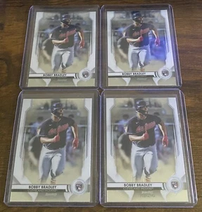 Bobby Bradley 2020 Bowman Sterling Rookie RC #BSR-51 Cleveland Guardians Lot (4) - Picture 1 of 1