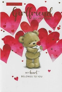 FOR MY GIRLFRIEND VALENTINE'S DAY CARD - Picture 1 of 2