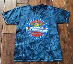 Youth Kids Small Blue T-Shirt Softball Fastpitch National Champ 2017 New - Picture 1 of 2