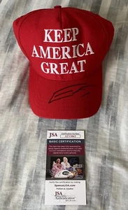 Eric Trump Signed Keep America Great Hat Autographed 2020 Cali-Fame JSA COA - Picture 1 of 7