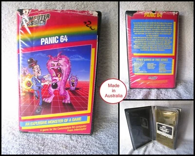 Commodore 64 Video Game - PANIC 64: An Explosive Monster of a Game (1983) - Image 1 of 4