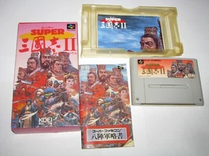 Super Sangokushi II 2 Super Famicom SFC Japan Import + Box Handbuch US-Verkäufer - Bild 1 von 12