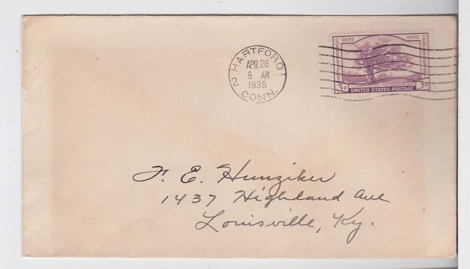 TurtlesTradingPost- Connecticut Tercentenary #772 FDC 1935 - Image 1 of 1