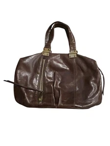 Hobo derby brown leather bag - Picture 1 of 7