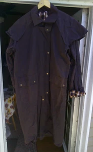 Outback Trading Company LOOKING Duster Brown Jacket Mens Medium - Picture 1 of 7