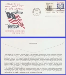 USA3 #O138B U/A ARTMASTER FDC Great Seal - Picture 1 of 1