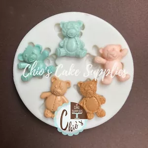 Stampo in silicone orsacchiotto, 5 cavità - Foto 1 di 7