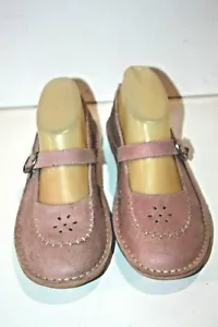 KICKERS Babies Boucles Cuir Rose Pale Doublées Cuir T 37 ETAT NEUF - Imagen 1 de 7