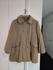 Vintage Mackintosh New England Wool? Coat Pea Beige/Brown Women's See Photos  - Picture 1 of 13