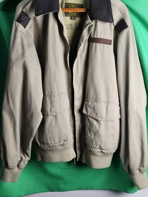 Chaqueta de Vuelo Bronceada Tipo A-2 30-1415 Cabina Ejército Fuerza Aérea 2006 Talla Grande LEER Foto 1 de 4