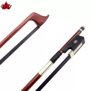 Arco de violonchelo profesional de madera de Brasil 4/4 para estudiantes, rana de ébano/celo de caballo negro 2 piezas - Imagen 1 de 9