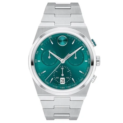 Movado 3601200 Men's Bold Quest Green Dial Quartz Watch - Image 1 of 3