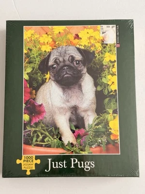 Just Pugs 1000 Piece Jigsaw Puzzle Willow Creek New Sealed - Image 1 of 4