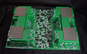 Lego Castle Baseplate 30271px2 Raised 32 x 48 x 4 Sets 6091 6098 10176