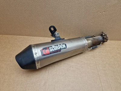 Triumph Street Triple 675 Scorpion выхлопной глушитель канистра и соединительная труба 2013 - 2016 - Изображение 1 из 4