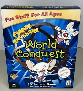 Pinky and The Brain: World Conquest CD-ROM 1998 NOS New Complete SEALED - Picture 1 of 19
