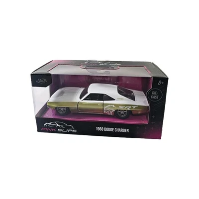Jada Pink Slips 1968 DODGE CHARGER SRT Gold White 1:32 Scale Die-Cast New in Box - Image 1 of 4