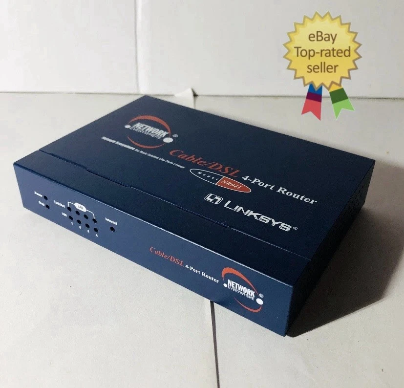 Linksys NR041 Cable/DSL 4 Port Router 10/100 Wired Router No Power Cord - Image 1 of 4