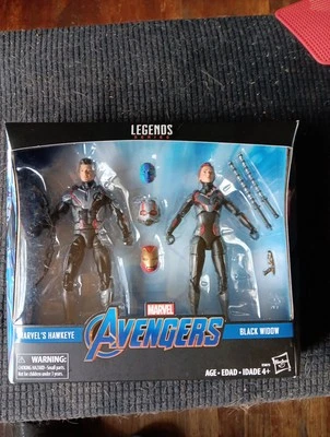 Marvel Legends Avengers Endgame Hawkeye & Black Widow Pack de 2 Foto 1 de 4